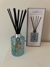 Load image into Gallery viewer, Blue Lustre Glass Reed Diffuser Bottle