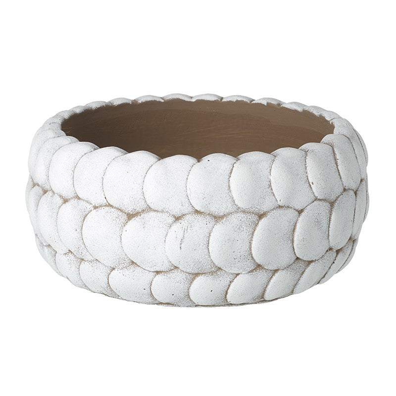 White Scallop Pot
