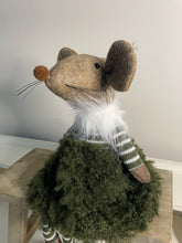 Load image into Gallery viewer, Mouse In Green Fluffy Skirt
