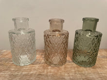 Load image into Gallery viewer, Geometric Glass Bud Vase / Bottle
