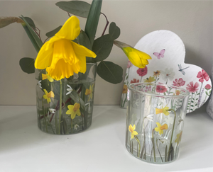 ☀️ Daffodil Glass Jar