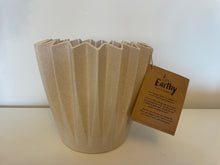 Load image into Gallery viewer, Earthy Natural Bamboo Corrugated Pot
