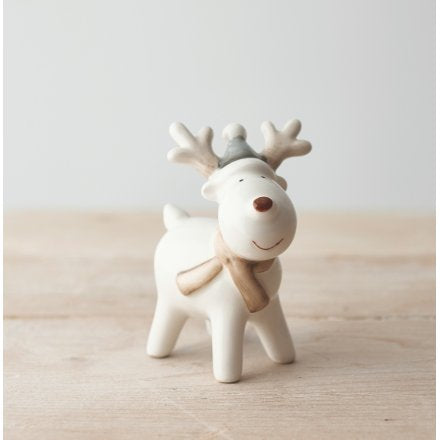 Standing Ceramic Reindeer.