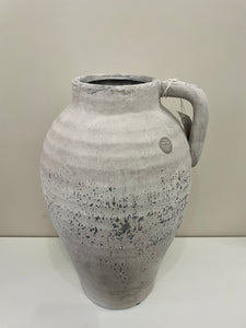 Distressed Grey Vase