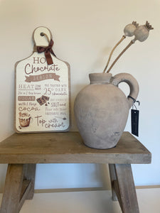 Hot Chocolate Recipe Board