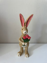 Load image into Gallery viewer, Jasper Rabbit With Tulips.
