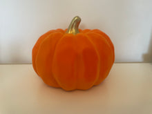Load image into Gallery viewer, ☀️ Orange &amp; Gold Ceramic Pumpkin
