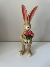 Load image into Gallery viewer, Jasper Rabbit With Tulips.
