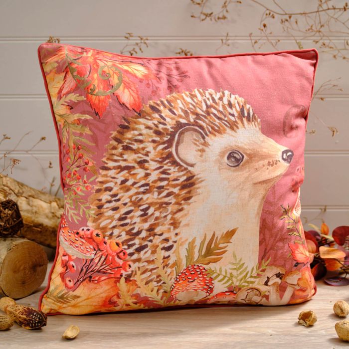 Toadstool Tales Hedgehog Cushion