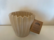 Load image into Gallery viewer, Earthy Natural Bamboo Corrugated Pot
