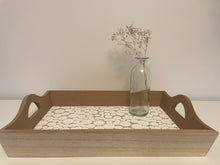 Load image into Gallery viewer, Floral Wooden Tray
