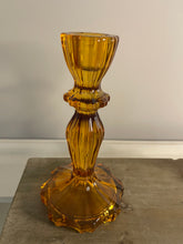 Load image into Gallery viewer, Glass Taper Candle Holder.
