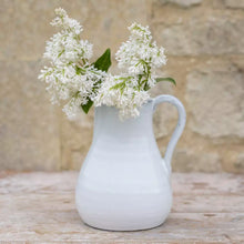 Load image into Gallery viewer, ☀️ Glazed Jug White Tall
