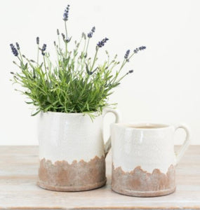 Aged Artisan Planters & Jugs