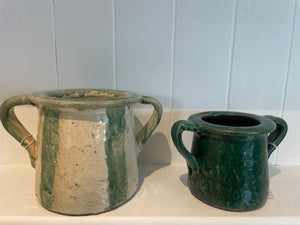 Pot With Handles Green Small
