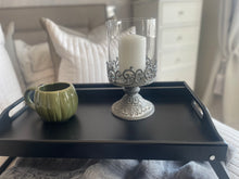 Load image into Gallery viewer, White Metal Base Candle Holder
