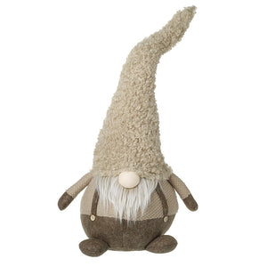 Sitting Gonk In Large Fluffy Hat