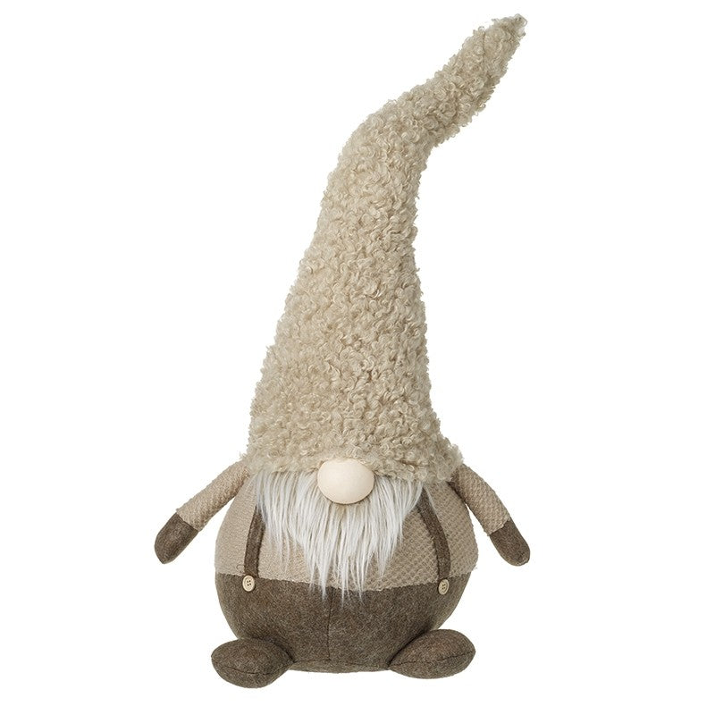 Sitting Gonk In Large Fluffy Hat