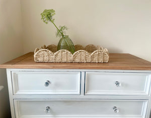 Scallop Weave Edge Tray