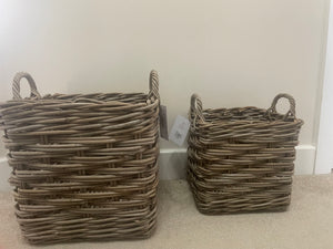 Square Log Basket
