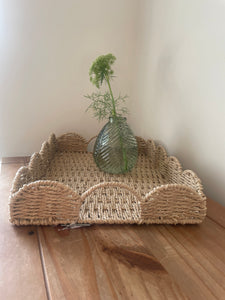 Scallop Weave Edge Tray