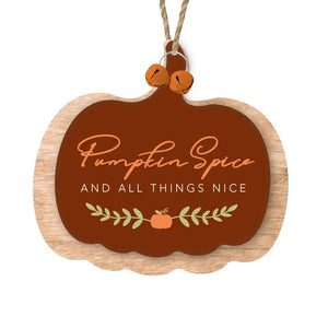 🎃Wooden Pumpkin Spice Hanger Decoration