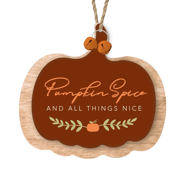 🎃Wooden Pumpkin Spice Hanger Decoration