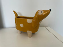 Load image into Gallery viewer, Sausage Dog Plant Pot
