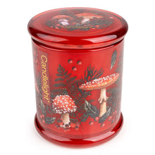 Load image into Gallery viewer, The Large Glass Candle Jar Flora &amp; Fauna Toadstools
