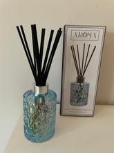 Load image into Gallery viewer, Blue Lustre Glass Reed Diffuser Bottle
