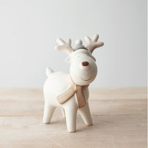 Standing Ceramic Reindeer.