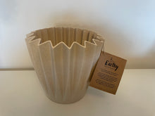 Load image into Gallery viewer, Earthy Natural Bamboo Corrugated Pot
