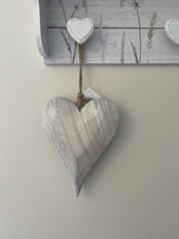 Load image into Gallery viewer, Wooden Hanging Heart.
