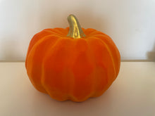 Load image into Gallery viewer, ☀️ Orange &amp; Gold Ceramic Pumpkin
