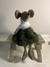 Load image into Gallery viewer, Mouse In Green Fluffy Skirt
