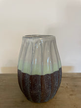 Load image into Gallery viewer, Ceramic Vase Green &amp; Blue
