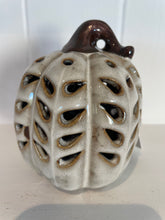 Load image into Gallery viewer, Cream Cut Out Light Up Pumpkin
