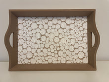 Load image into Gallery viewer, Floral Wooden Tray
