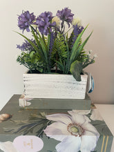 Load image into Gallery viewer, Flower Arrangement in Wooden Planter
