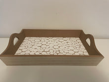Load image into Gallery viewer, Floral Wooden Tray
