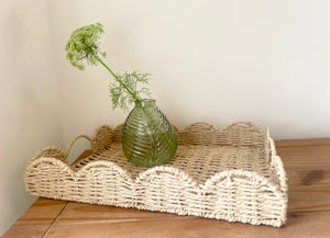 Scallop Weave Edge Tray