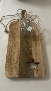Cut Out Star Wooden Board