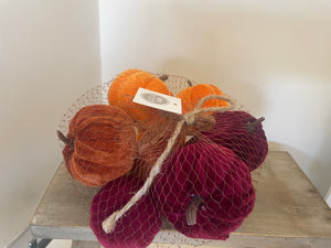 🎃 Bag Of Velvet Pumpkins