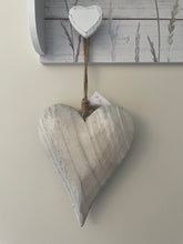 Load image into Gallery viewer, Wooden Hanging Heart.
