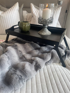 White Metal Base Candle Holder