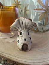 Load image into Gallery viewer, Brown Stoneware Mushroom House
