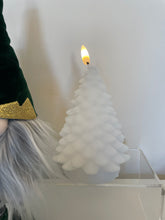 Load image into Gallery viewer, White Tree Wax Led Candle
