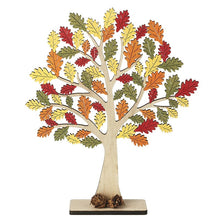 Load image into Gallery viewer, Autumn Leaves Wooden Tree

