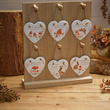 Load image into Gallery viewer, Countryside Woodland Animal Slate Heart.
