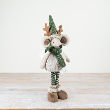 Mouse With  Reindeer Antlers